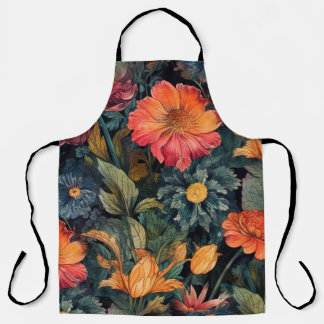 Tablier Fleurs art nature