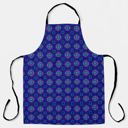 Tablier Fleurs bleues d'pron (Recto)