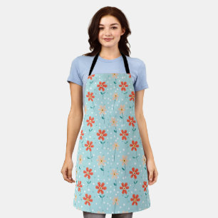 Tablier Fleurs colorées Motif délicieuse