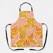 Tablier Fleurs colorées rétro (Recto)