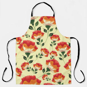 Tablier Fleurs colorées sans couture motif