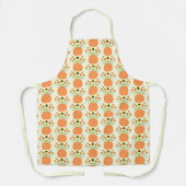 Tablier Fleurs d'action de grâces à motif Citrouille (Recto)