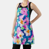 Tablier Fleurs d'aquarelle rose et jolie (Insitu)