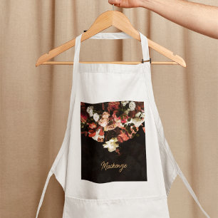 Tablier Fleurs d'automne personnalisées Stylisées