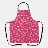 Tablier Fleurs de cerisier, design japonais (Recto)