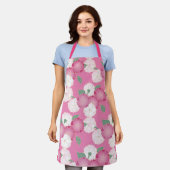 Tablier Fleurs de cerisier, design japonais (Porté)