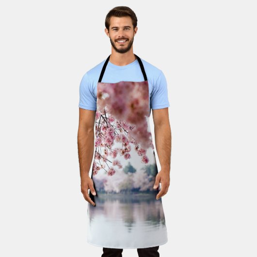 Tablier Fleurs de cerisiers (Porté)