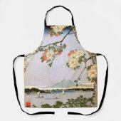 Tablier Fleurs de cerisiers d'Edo, Hiroshige, Ukiyoe (Recto)