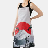 Tablier Fleurs de cerisiers Mont Fuji Japon (Insitu)