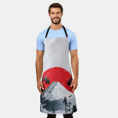 Tablier Fleurs de cerisiers Mont Fuji Japon (Porté)