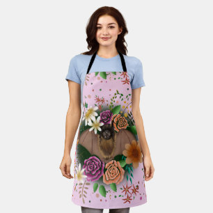 Tablier Fleurs de chauve-souris florales Botaniques