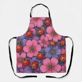 Tablier Fleurs de coccinelle (Recto)