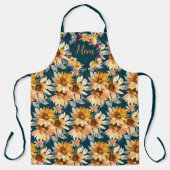 Tablier Fleurs de couleur aquarelle (Recto)