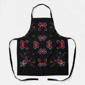 Tablier Fleurs de Fiesta Dansante (Recto)