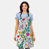 TABLIER FLEURS DE FORÊT (Porté)