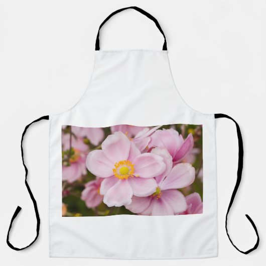 Tablier Fleurs de l'anémone japonaise (Recto)