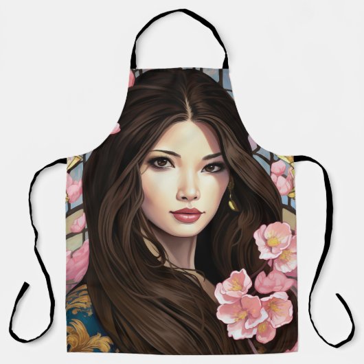 Tablier Fleurs de l'élégance (Recto)