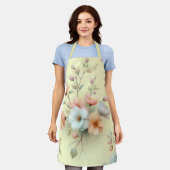 Tablier Fleurs de Pâques de printemps (Porté)