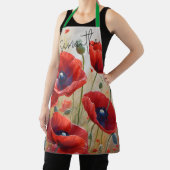 Tablier Fleurs de pavot Blossom Personnalisé Nouveauté Cui (Insitu)