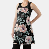 Tablier Fleurs de pavot noir (Insitu)