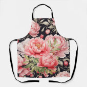 Tablier Fleurs de pivoine (Recto)