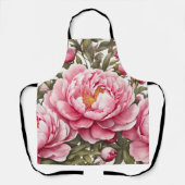 Tablier Fleurs de pivoine (Recto)