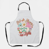Tablier Fleurs de prélèvement, pas combats | Champignons e (Recto)