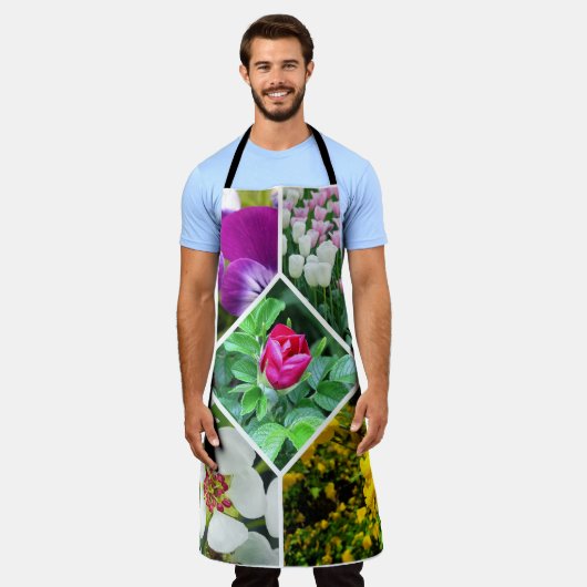 Tablier Fleurs de printemps (Porté)