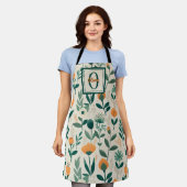 Tablier Fleurs de printemps minimalistes modernes (Porté)