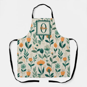 Tablier Fleurs de printemps minimalistes modernes
