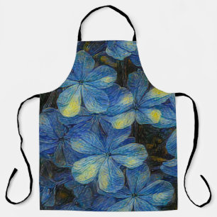 Tablier Fleurs de rêve dans le style art Vincent Van Gogh.