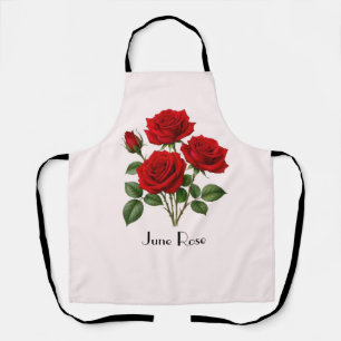 Tablier Fleurs de rose de juin