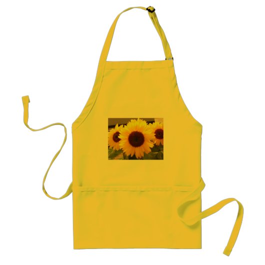 Tablier Fleurs de soleil (Devant)