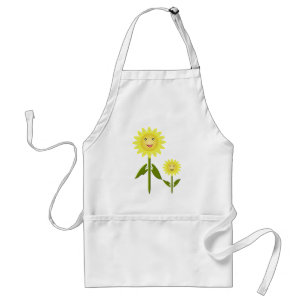 Tablier Fleurs de soleil de la fête des mères