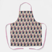 Tablier Fleurs de tulipes roses (Recto)