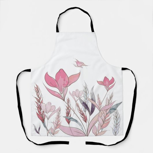 Tablier Fleurs d'eau (Recto)