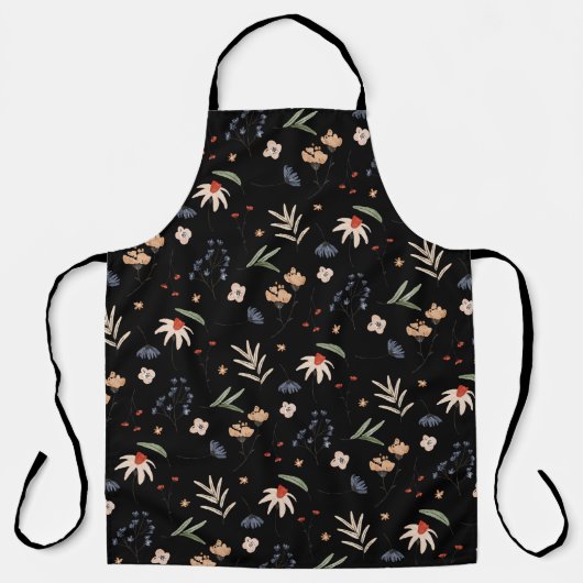 Tablier Fleurs d'eau simples 1 (Recto)