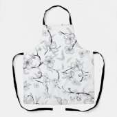 Tablier Fleurs déplaisantes Motif 7 (Recto)