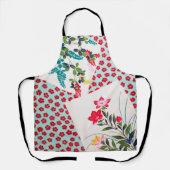 Tablier Fleurs, design japonais (Recto)