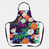 Tablier Fleurs, design japonais (Recto)