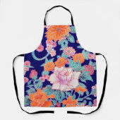 Tablier Fleurs, design japonais (Recto)