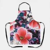 Tablier Fleurs, design japonais (Recto)