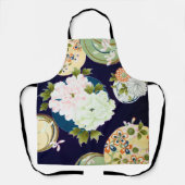 Tablier Fleurs, design japonais (Recto)