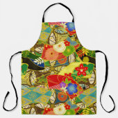Tablier Fleurs d'été (Recto)