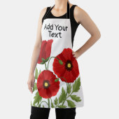 Tablier Fleurs d'été joyeuses floraison de pavot (Insitu)