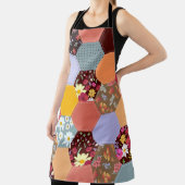 Tablier Fleurs d'hexagone colorées Design de revêtement (Insitu)