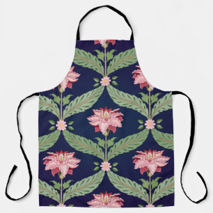 Tablier Fleurs d'Imaginaire : Motifs indiens foncés