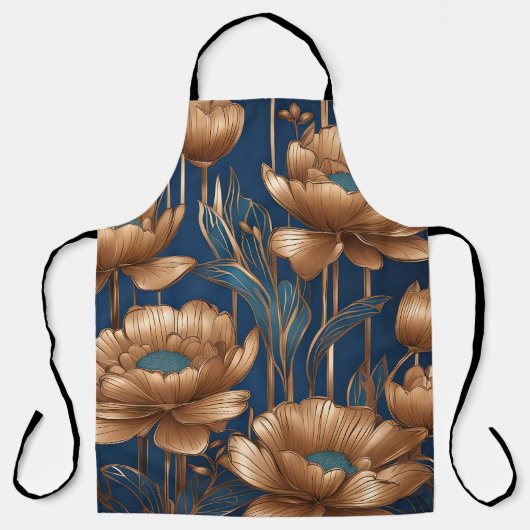 Tablier Fleurs d'or (Recto)