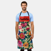 Tablier Fleurs du Mois du patrimoine hispanique (Porté)