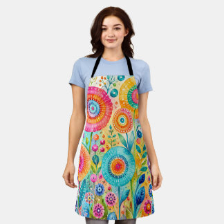 Tablier Fleurs Fantaisistes